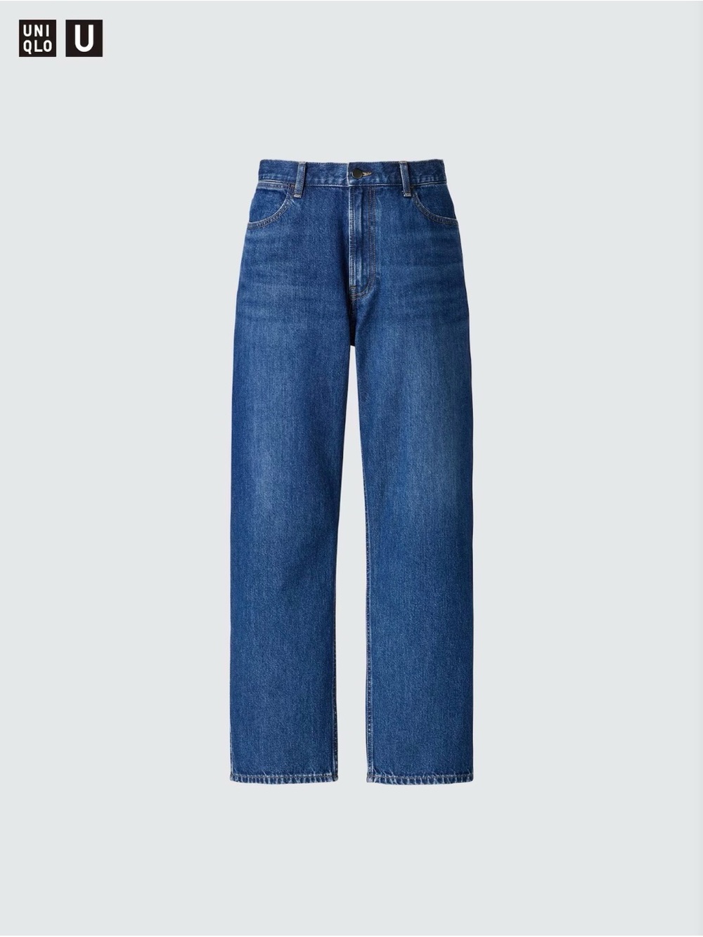 UNIQLO U relaxed fit blue jeans